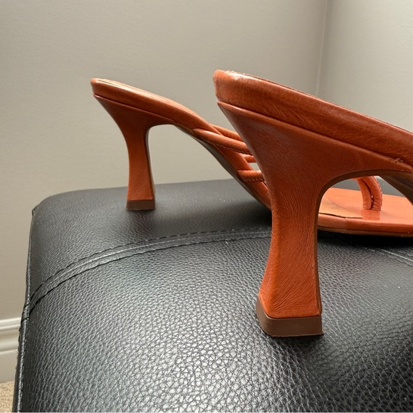 L'INTERVALLE Terracotta Strappy Heels - Picture 7 of 12